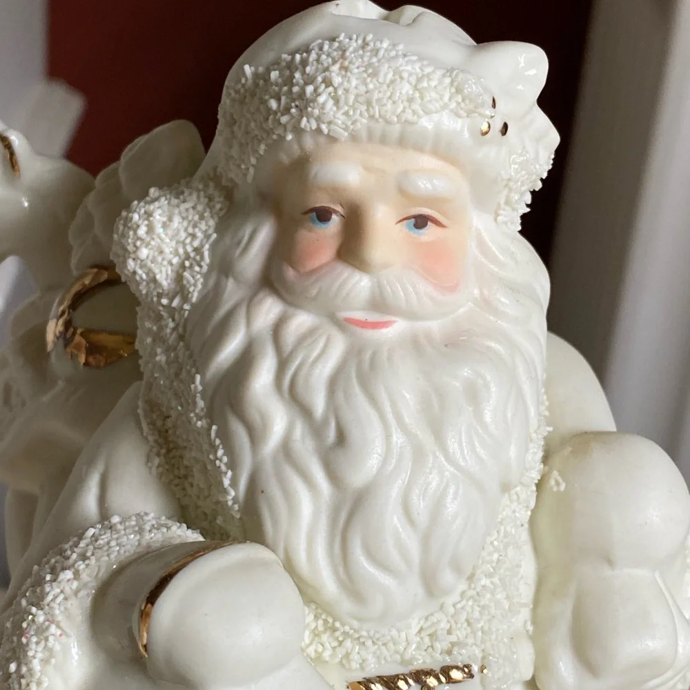Porcelain Santa Night Light 🎄Christmas in July 🎄